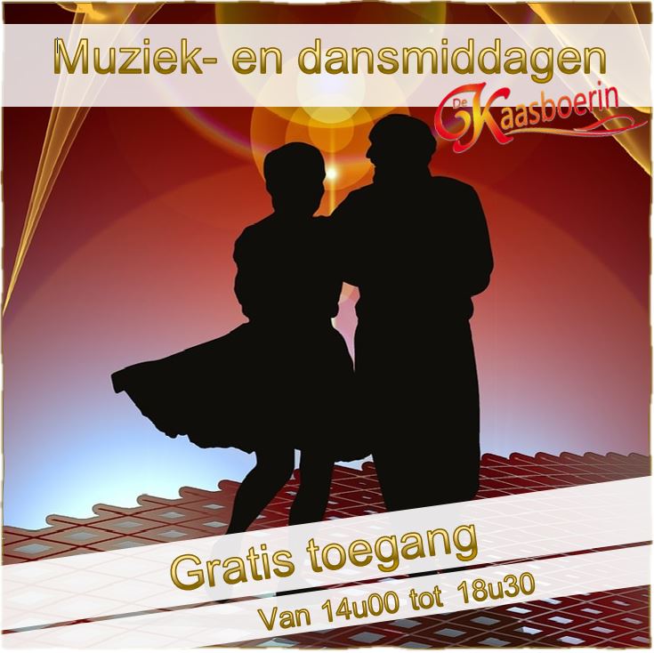 Gratis muziek- en dansmiddagen op zon- en feestdagen