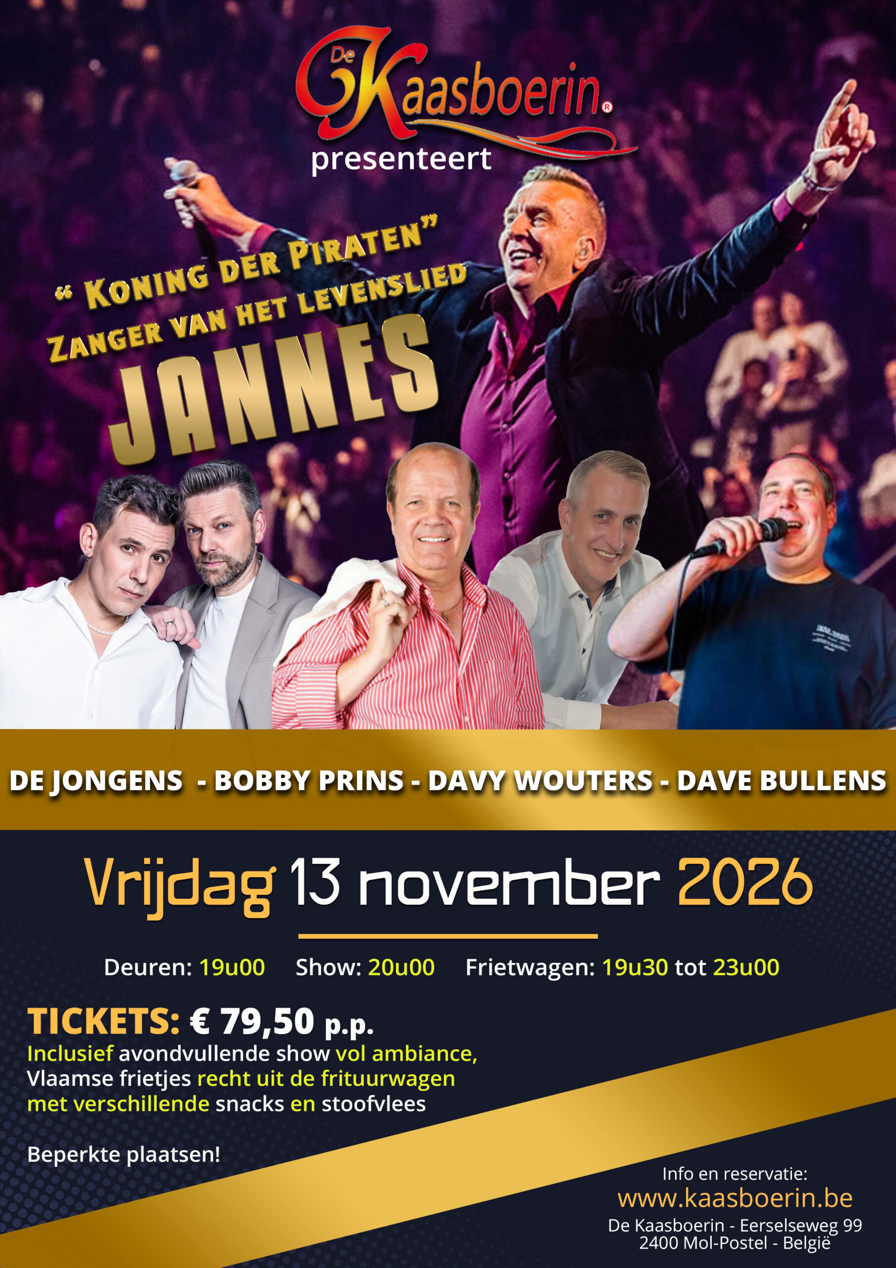 Feestavond met Jannes in De Kaasboerin