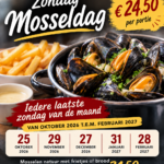 Zondag mosseldag - mosselaanbieding