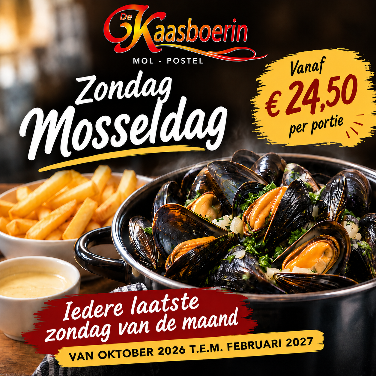 Kippenbillen, - borsten en spareribs à volonté