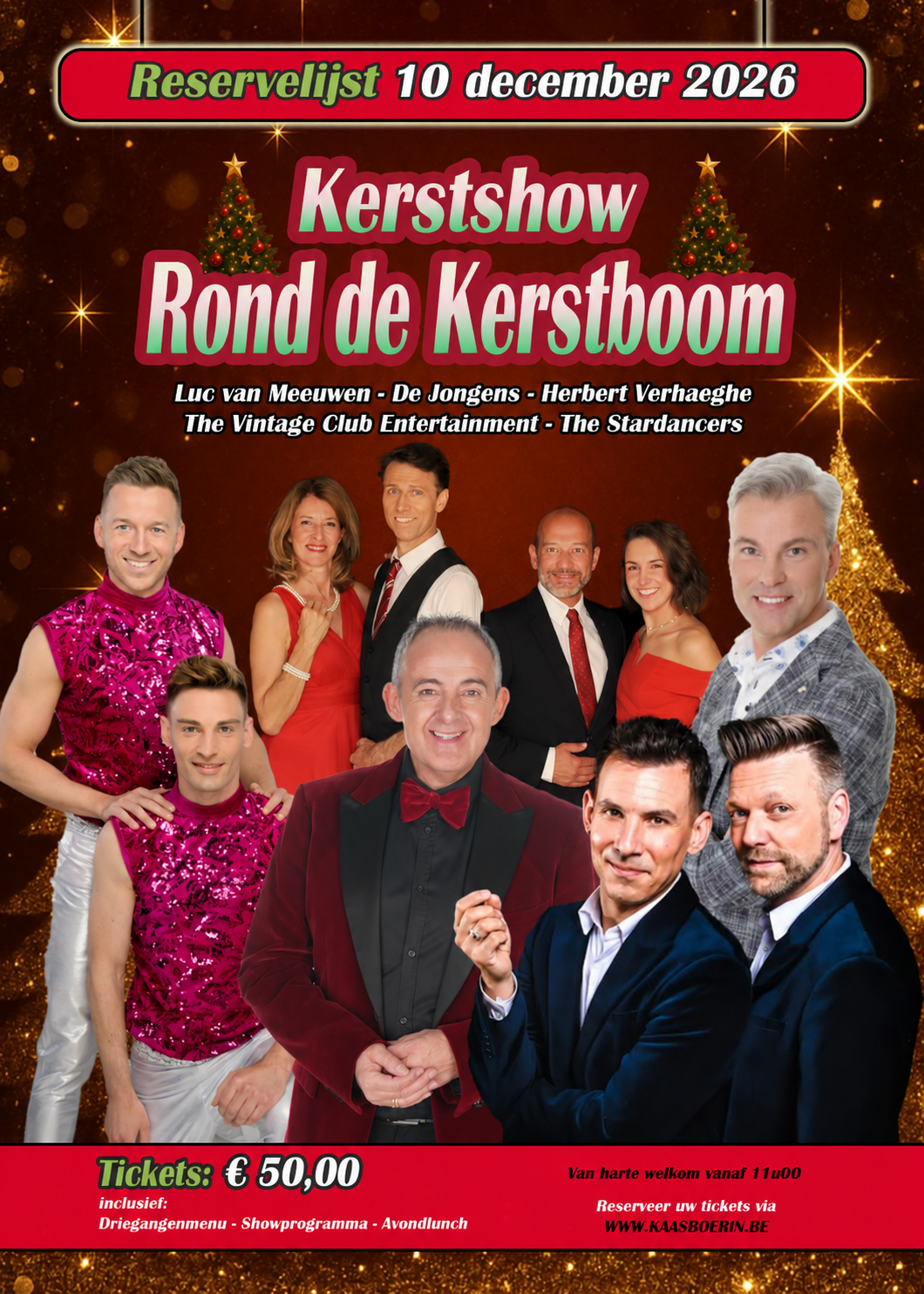 Reservelijst Ronde de kerstboom 10 december 2026
