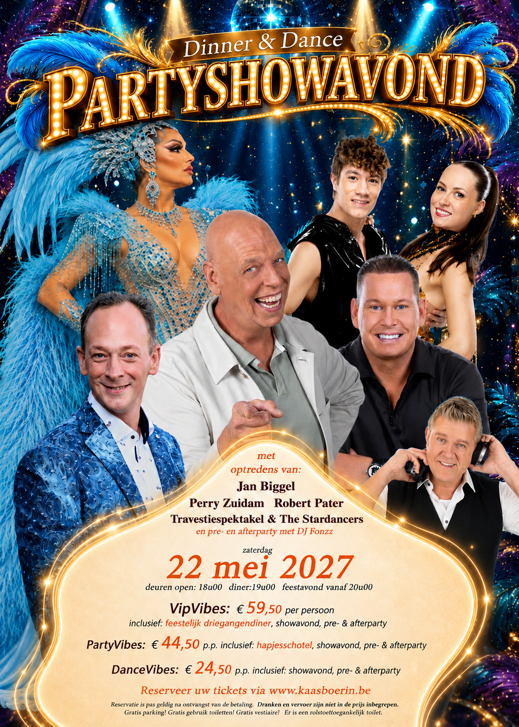 Dinner & Dance Partyshowavond met o.a. Jan Biggel
