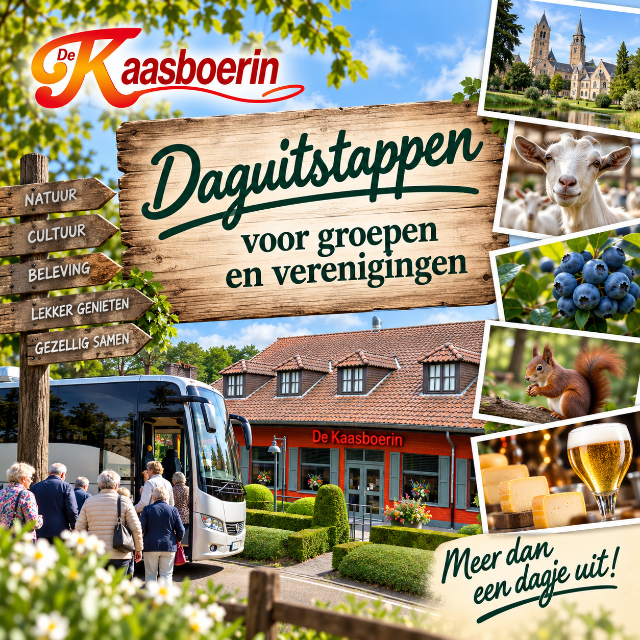 Daguitstappen voor groepen en verenigingen