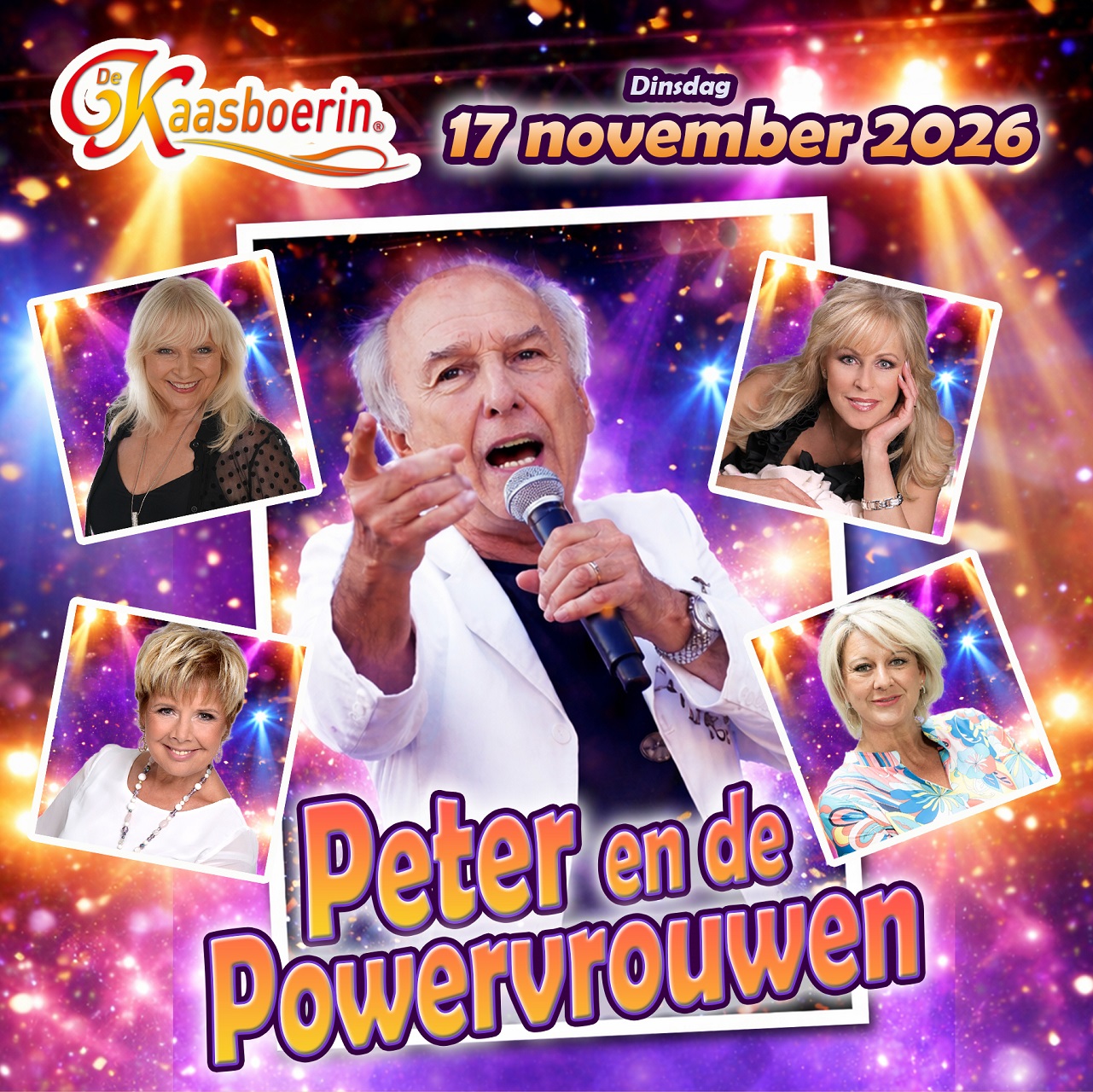 Peter en de powervrouwen Peter en de Powervrouwen! Een show vol power & ambiance!